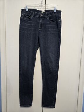 Eileen Fisher‎ Organic Cotton Blend Slim Straight Jeans Women's 12